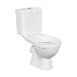 Унитаз-компакт Lyra plus 36х63 см, горизонтальный выпуск, нижняя подводка, без сиденья 8263860002429 Jika